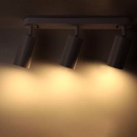 Поворотный накладной светильник Ritter Arton цилиндр, алюминий, 55x100x350, 3хGU10, белый 59990 6