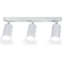 Поворотный накладной светильник Ritter Arton цилиндр, алюминий, 55x100x350, 3хGU10, белый 59990 6