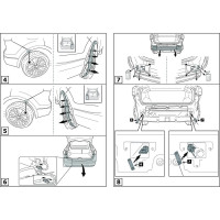 Фаркоп разборный для Nissan Qashqai I, II 2006-2019, 2019-н.в., шар A, 1500/75 кг BERG F.4111.001