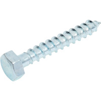 Сантехнический шуруп Стройметиз 8х50 DIN 571 цинк уп. 25 шт. коробка 2170654