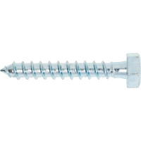 Сантехнический шуруп Стройметиз 8х50 DIN 571 цинк уп. 25 шт. коробка 2170654