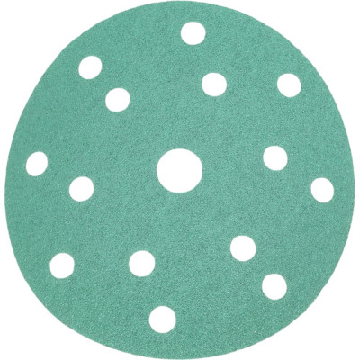 Круг абразивный на пленке GREEN (50 шт; 150 мм; P60; 15 отверстий) RADEX 661502