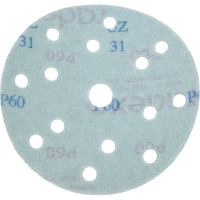 Круг абразивный на пленке GREEN (50 шт; 150 мм; P60; 15 отверстий) RADEX 661502