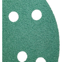 Круг абразивный на пленке GREEN (50 шт; 150 мм; P60; 15 отверстий) RADEX 661502