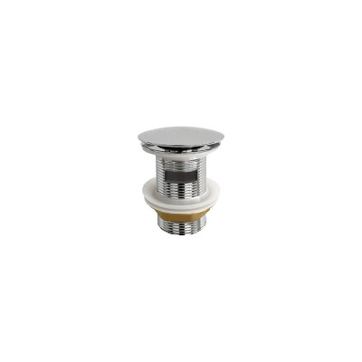 Донный клапан Ceramicanova с накладкой хром с переливом CN2000CHx