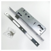 Врезной узкопрофильный замок под цилиндр VETTORE 192P-25 CP, хром 20499