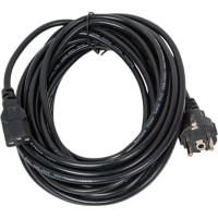 Кабель питания ExeGate Power PC-10P Евровилка Schuko-C13/0.75mm2, медь, черный, 10A, 10м 280656