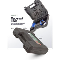 Степлер пневматический Rockforce скоба: 12.8мм, 6-16мм; 4-7Bar, в кейсе RF-8016(50324)