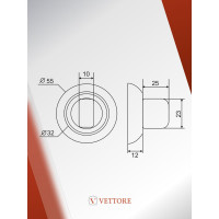 Поворотник VETTORE BK 2005 MACC кофе 20208