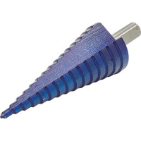 Ступенчатое сверло Rockforce спиральное HSS в блистере RF-44739S(49860)