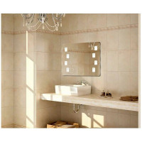 Зеркало MAUNFELD Lustro прямоугольное, с подсветкой, 85x65 Midas