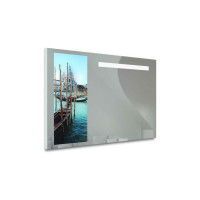 Зеркало MAUNFELD Lustro прямоугольное, с рисунком и с подсветкой, 80x60 Vision Venezia