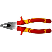 Диэлектрические комбинированные плоскогубцы Промлайн 180мм, Cr-v, до 1000В с двухкомпонентными рукоятками 	ПЛ0210102180_z022