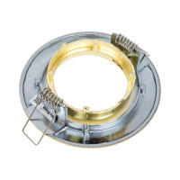 Встраиваемый светильник De Fran MR16, хром+золото, FT 116A CHG