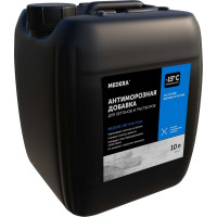Антиморозная добавка для бетонов и растворов MEDERA Anti-Frost 160 для работ при t не ниже -15 градусов, на основе формиата натрия, 10 л 2033-10