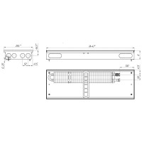 Конвектор КЗТО Бриз 260*100*1400 U (5Ал 12) NEW БР260100*1400UР5АЛ12