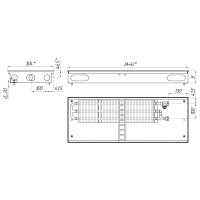 Конвектор КЗТО Бриз 300*80*1000 U (5Ал 12) NEW БР30080*1000UКНР5АЛ12Ч