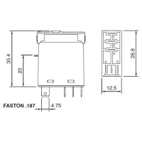 Промежуточное реле ComatReleco C10-A10X/AC230V PN84809