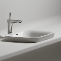 Умывальник Ceramicanova прямоугольный, встраиваемый сверху в столешницу Element 580x400x150 мм CN6041