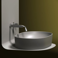 Умывальник чаша Ceramicanova накладная, овальная Element 600x415x135 мм CN6047MH