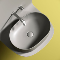 Умывальник чаша Ceramicanova накладная, овальная Element 600x415x135 мм CN6047MH