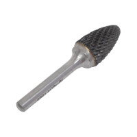 Шарошка коническая скругленная по металлу, в пластиковом футляре Rockforce RF-617F1625 RF-617F1625(49346)