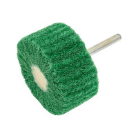 Круг лепестковый нетканый на оправке 60x30x6 мм, very fine green Totflex 4631165599939