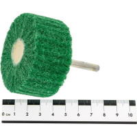 Круг лепестковый нетканый на оправке 60x30x6 мм, very fine green Totflex 4631165599939