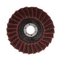 Круг лепестковый зачистной абразивный (125x22.2 мм; красный; max об/мин 10000) ROCKFORCE RF-FR125R