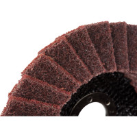 Круг лепестковый зачистной абразивный (125x22.2 мм; красный; max об/мин 10000) ROCKFORCE RF-FR125R