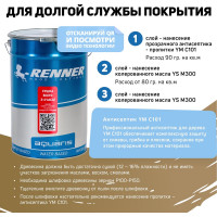 Гибридное масло для дерева RENNER YS M300 R318 5 кг 5-318