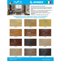 Интерьерная лазурь для дерева RENNER YM M349 R357 1 кг 1-357