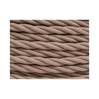 Провод Bironi 2x0,75, капучино, матовый, 10 метров B1-422-716-10