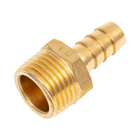 Штуцер пневматический (5 шт; наружная резьба 1/2" - елочка 10 мм) Forsage F-MH08/06K(26092)