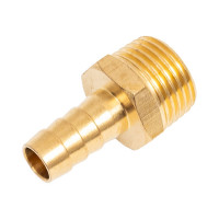 Штуцер пневматический (5 шт; наружная резьба 1/2" - елочка 10 мм) Forsage F-MH08/06K(26092)