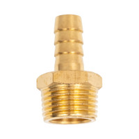 Штуцер пневматический (5 шт; наружная резьба 1/2" - елочка 10 мм) Forsage F-MH08/06K(26092)