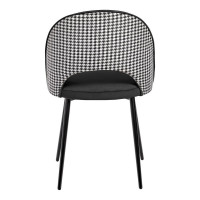 Стул BRADEX leo черный с жаккардом RF 0267