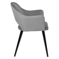 Стул BRADEX bruno серый с жаккардом RF 0198