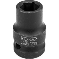 Головка торцевая 6-гранная ударная 12 мм, 1/2", L=40 мм ROCKFORCE RF-44512(814)