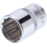 Головка торцевая 12-гранная 20 мм, 1/2", L=40 мм ROCKFORCE RF-54920(11704)