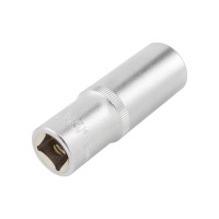 Головка торцевая 12-гранная 18 мм, 1/2", глубокая L=75 мм ROCKFORCE RF-5497718(11593)