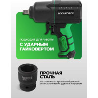 Головка торцевая 6-гранная ударная 24 мм, 1/2", L=40 мм ROCKFORCE RF-44524(272)