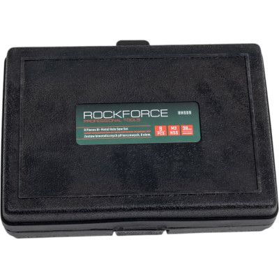 Набор кольцевых биметаллических пил HSS 9 предметов Rockforce RF-BHS09(29660)