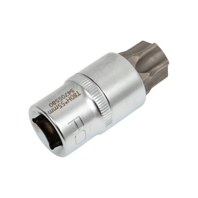 Головка-бита TORX с отверстием (T80; 1/2"; L-55 мм) ROCKFORCE RF-34705580