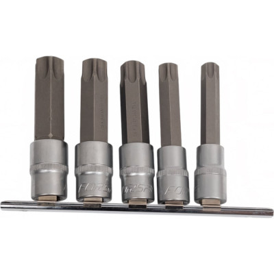 Набор головок-бит Torx 6-гранных (5 шт; 1/2") Forsage F-40914L(46627)