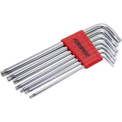 Набор ключей Forsage TORX Г-образных длинных 7 предметов в пластиковом держателе F-5071L(6482)