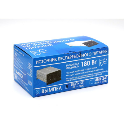 Источник бесперебойного питания Вымпел ИБП-121 (UPS-бесперебойник,12-220B,чистый синус,550/180 Вт) 5288