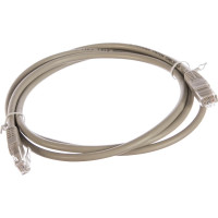 Шнур NETLAN U/UTP 4 пары, категория 6, PVC, серый, 1,5м, EC-PC4UE55B-BC-PVC-015-GY-10