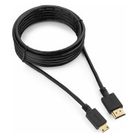 Кабель Cablexpert HDMI-mini HDMI 19M/19M 3.0м v2.0 3D Ethernet медь, позол.разъемы, экран, черный CC-HDMI4C-10