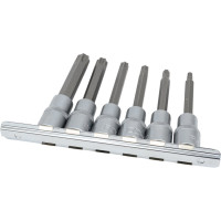 Набор головок-бит Torx 6-лучевых 6 шт на планке ROCKFORCE RF-40913L RF-40913L(46636)